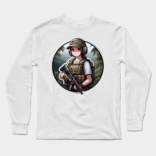 Tactical Girl Long Sleeve T-Shirt